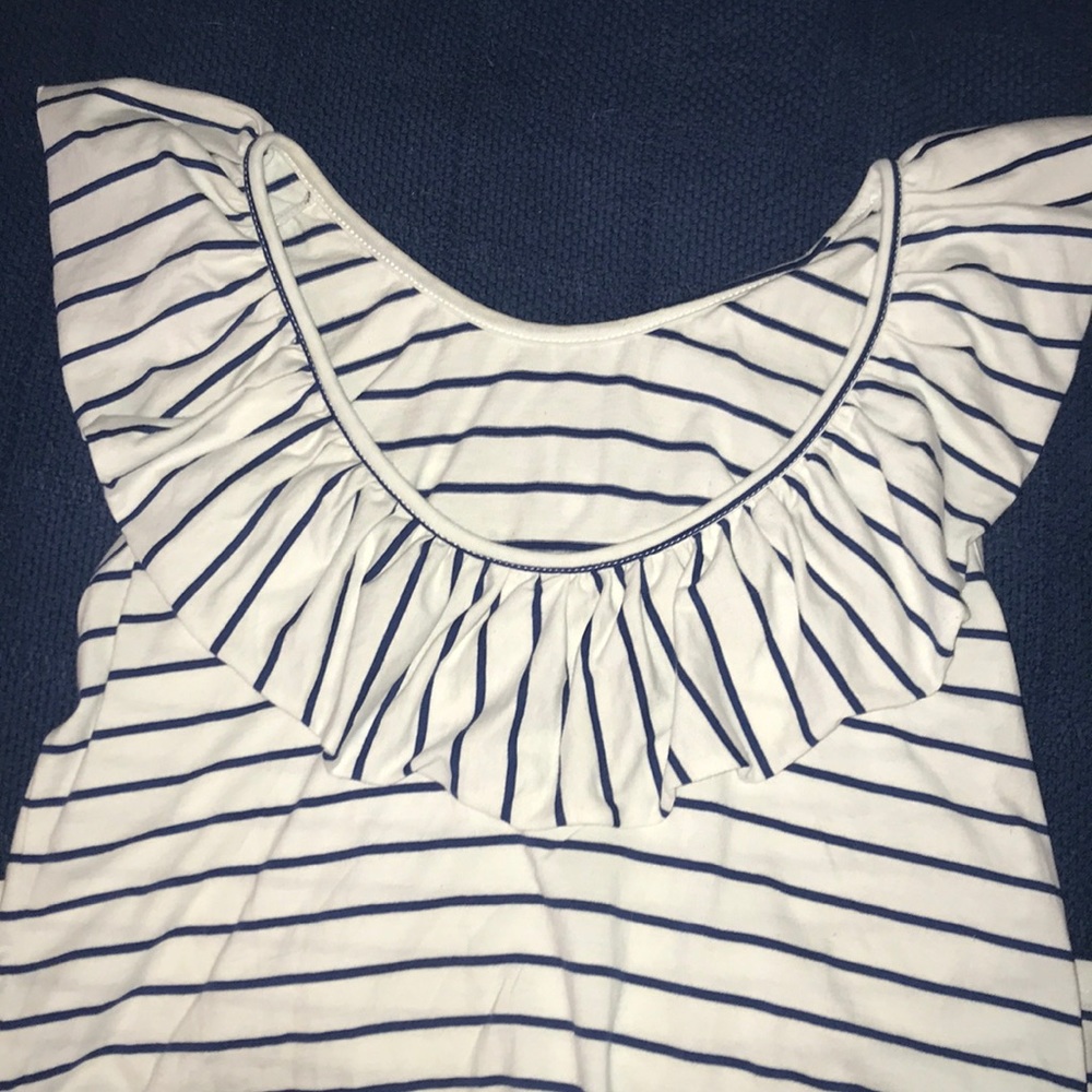 Tulle Ruffle Cotton Top - Picture 2 of 2